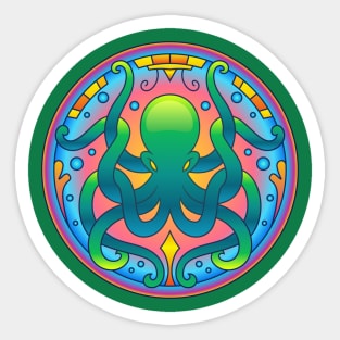 Octopus Mandala Sticker